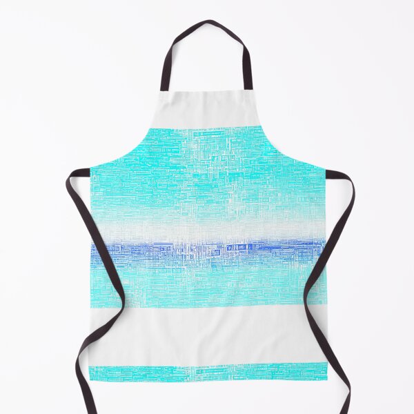 Item preview, STYLISH PAINT BLUE CYAN WHITE MARINE AQUA BLOCKISM. designed and sold by Ralek.