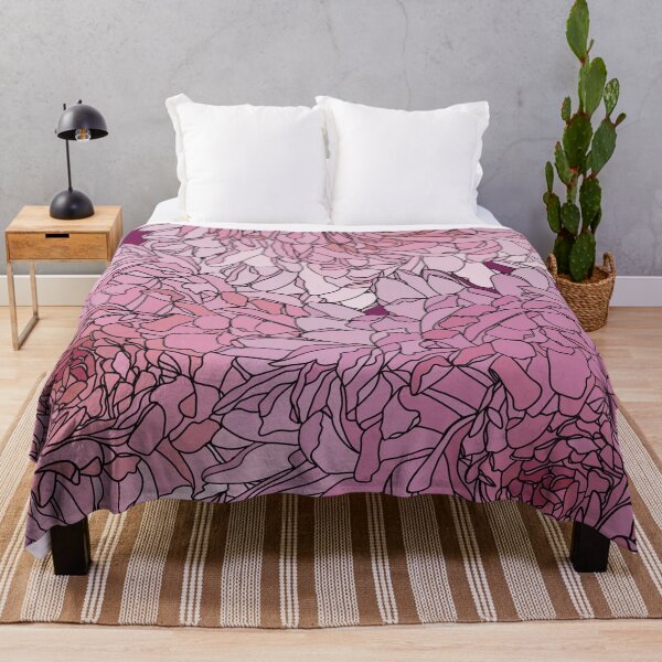 Item preview, Beautiful Pattern with lovely dahlias in pink, red and purple tones designed and sold by marina63.