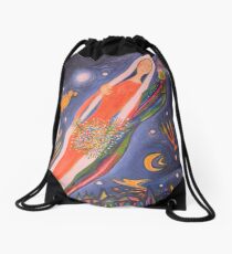 Marriage Made In Heaven Drawstring Bag