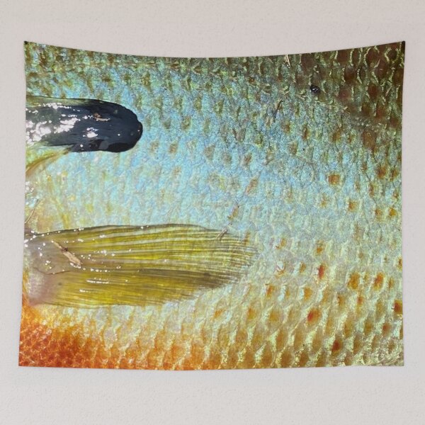 Item preview, Sunfish Skin (Natural) Fish Scale Pattern designed and sold by CJRPics.