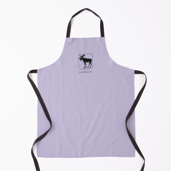 Item preview, Moose on Silver, the Coat of Arms of Gästrikland, Sweden, Black Print (Svenska Landskap) designed and sold by Landskapsbutiken .com.