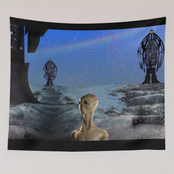 Item preview, Space, fantasy, IT, fantasy, extraterrestrial worlds, surreal designed and sold by ChrUzDesigner.