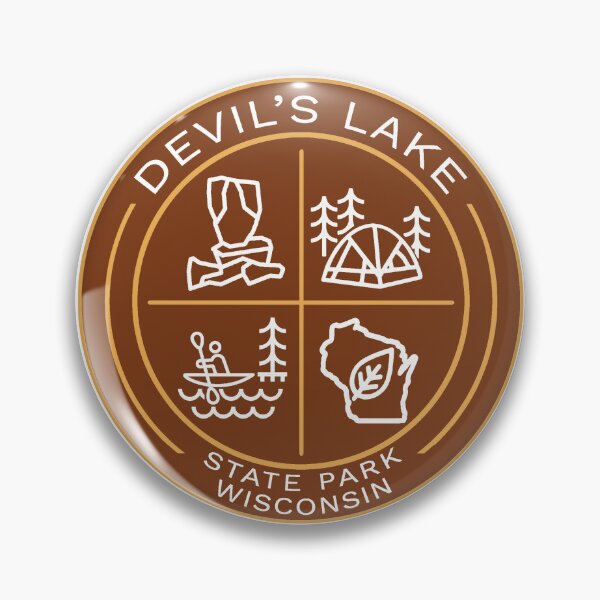 Item preview, Devil's Lake State Park Heraldic Logo designed and sold by VanyaKar.