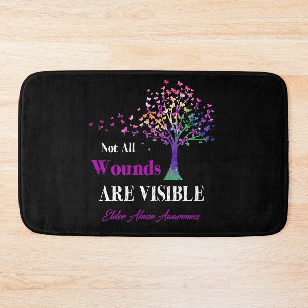 Item preview, Not All Wounds Are Visible Elder Abuse Awareness designed and sold by Hatjar.