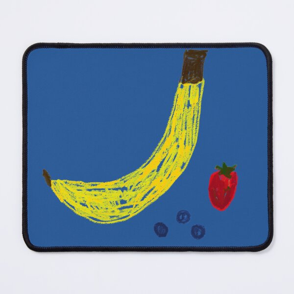 Item preview, Blue Oil Pastel Abstract Fruit Funny Minimalist Salad Banana Strawberry Blueberry designed and sold by hopecope.