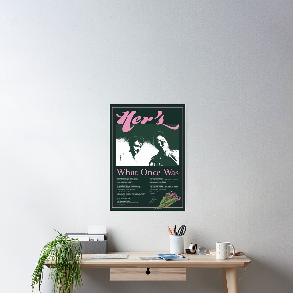 "Hers Band What Once Was" Poster for Sale by yizenpinter Redbubble