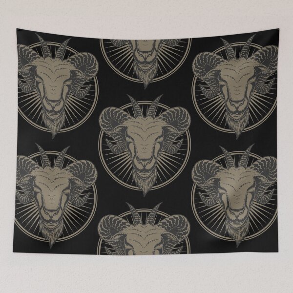 Item preview, Goat head occult  designed and sold by Disturbed-Mind.