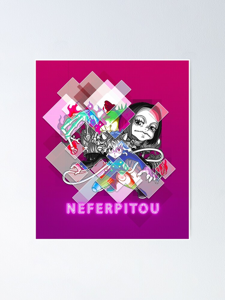 "Neferpitou - Hunter X Hunter *Neon-Collage*" Poster von Carryneon