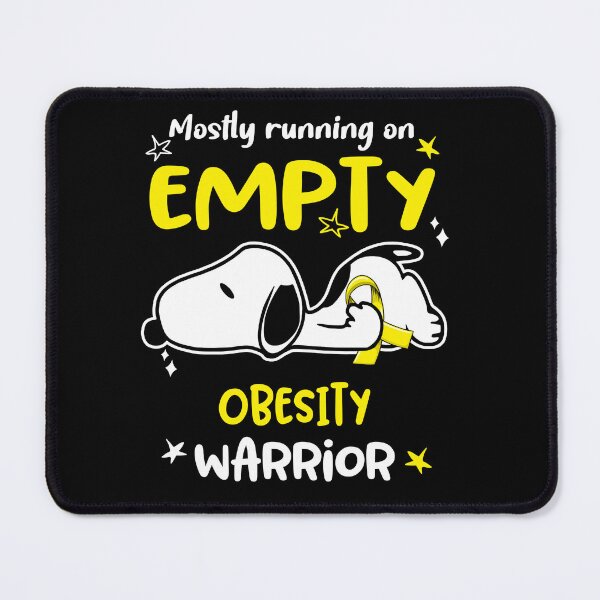 Item preview, Mostly Running on Empty Obesity Warrior designed and sold by Wlsnpeggy.