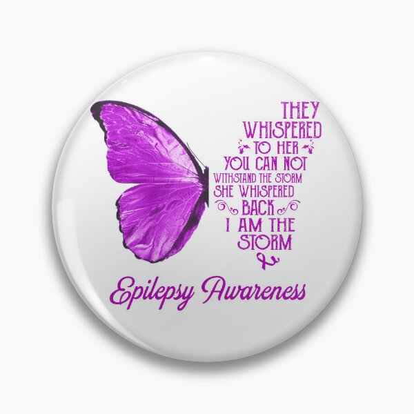 Item preview, Butterfly I Am The Storm Epilepsy Awareness designed and sold by whlrcheryl.