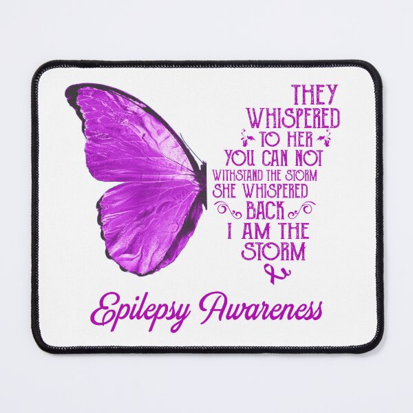 Item preview, Butterfly I Am The Storm Epilepsy Awareness designed and sold by whlrcheryl.