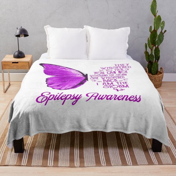 Item preview, Butterfly I Am The Storm Epilepsy Awareness designed and sold by whlrcheryl.