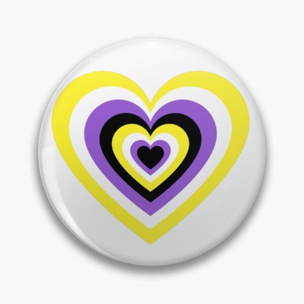 Item preview, Non-Binary Pride Heart designed and sold by therighttee1.