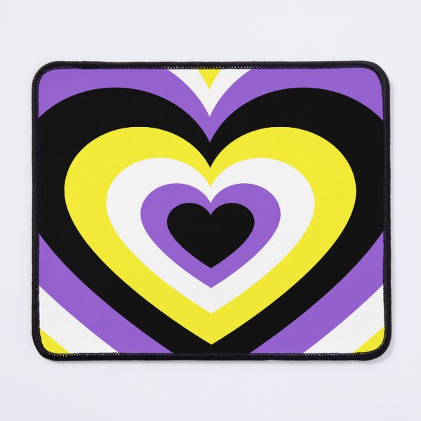 Item preview, Non-Binary Pride Heart designed and sold by therighttee1.