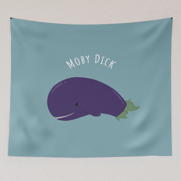 Aperçu de l'œuvre Moby Dick - Baleine Emoji Aubergine créée et vendue par Phoenix Feather.
