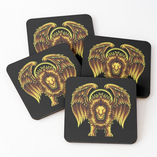 Item preview, Golden winged lion designed and sold by Disturbed-Mind.