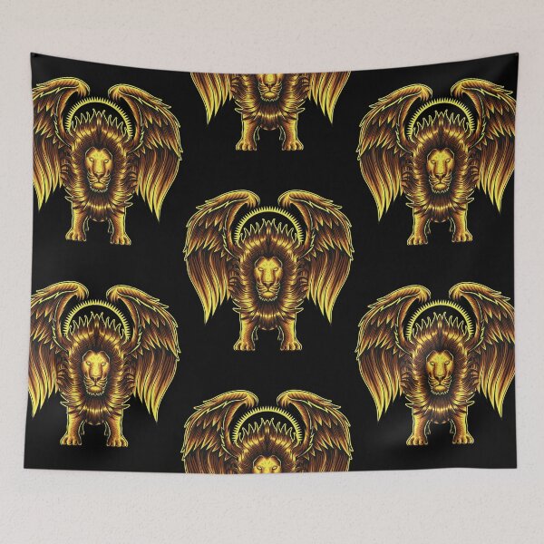 Item preview, Golden winged lion designed and sold by Disturbed-Mind.
