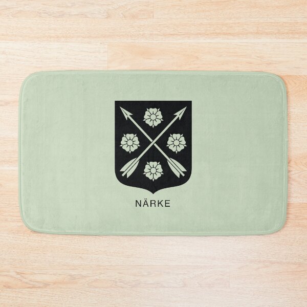 Item preview, Roses and Arrows, the Coat of Arms of Närke, Sweden, Black Print (Svenska Landskap)  designed and sold by Landskapsbutiken .com.