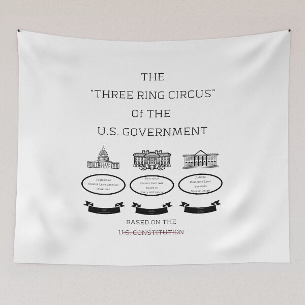 Item preview, The Three Ring Circus of The U.S. Government designed and sold by signshirtz.