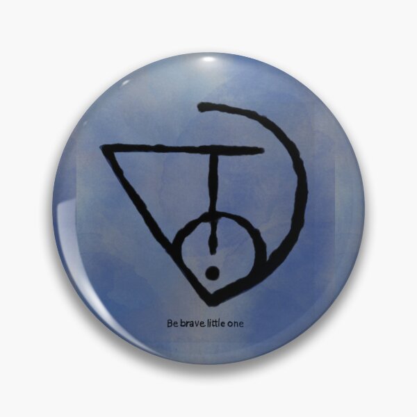 Item preview, Be brave Symbol designed and sold by Wandcraft.