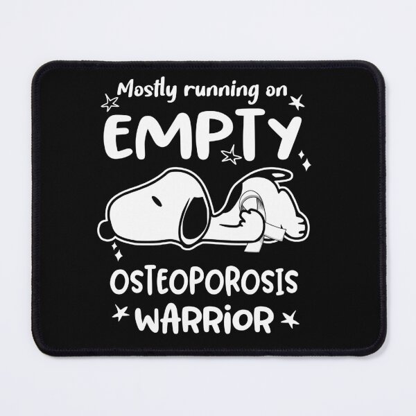 Item preview, Mostly Running on Empty Osteoporosis Warrior designed and sold by Wlsnpeggy.