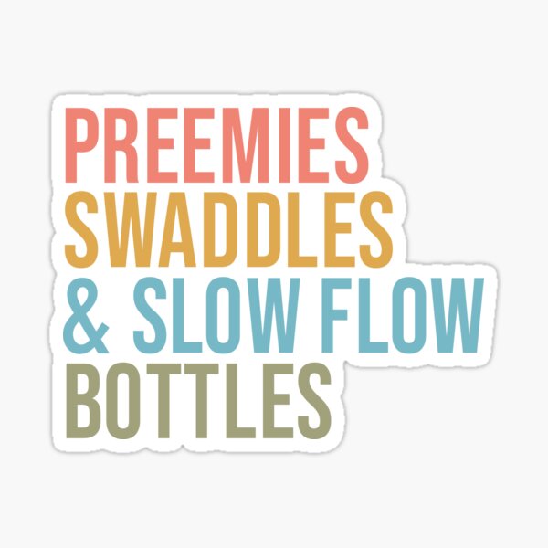 Item preview, Preemies Swaddles Slow Flow Bottles NICU Nurse designed and sold by Atlas Bog.