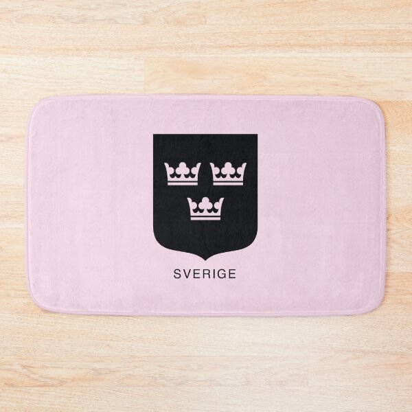 Item preview, Three Crowns, the Coat of Arms of Sweden, Black Print (Sveriges Tre Kronor)  designed and sold by Landskapsbutiken .com.