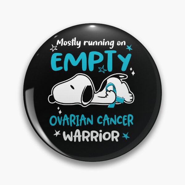 Item preview, Mostly Running on Empty Ovarian Cancer Warrior designed and sold by Wlsnpeggy.