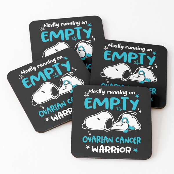Item preview, Mostly Running on Empty Ovarian Cancer Warrior designed and sold by Wlsnpeggy.