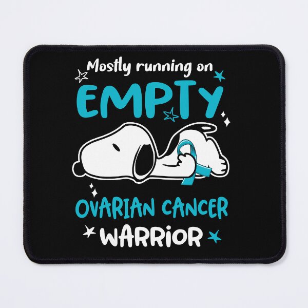 Item preview, Mostly Running on Empty Ovarian Cancer Warrior designed and sold by Wlsnpeggy.