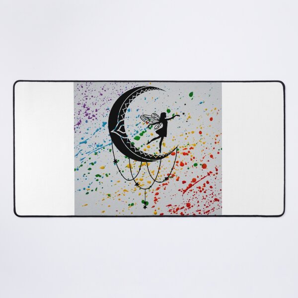 Item preview, LGBT Fairy with Rainbow Splatter designed and sold by Finding Flowers.