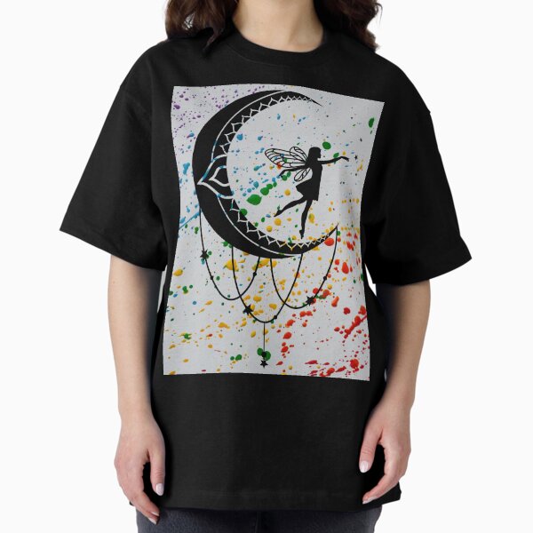 Item preview, LGBT Fairy with Rainbow Splatter designed and sold by Finding Flowers.