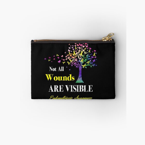 Item preview, Not All Wounds Are Visible Endometriosis Awareness designed and sold by Hatjar.