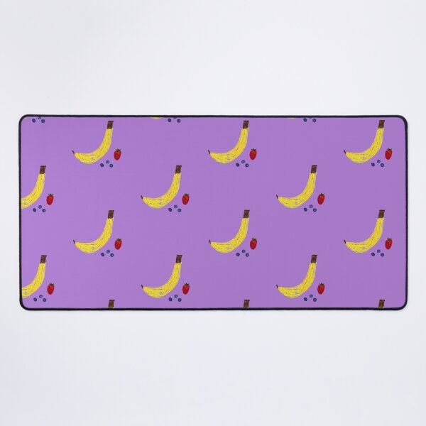 Item preview, Purple Oil Pastel Abstract Fruit Funny Minimalist Salad Banana Strawberry Blueberry designed and sold by hopecope.