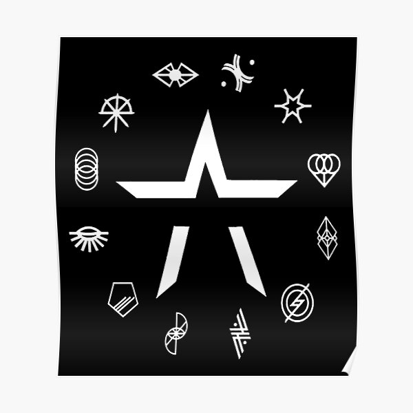 "best of starset band logo symbol" Poster for Sale by mshotboulte3