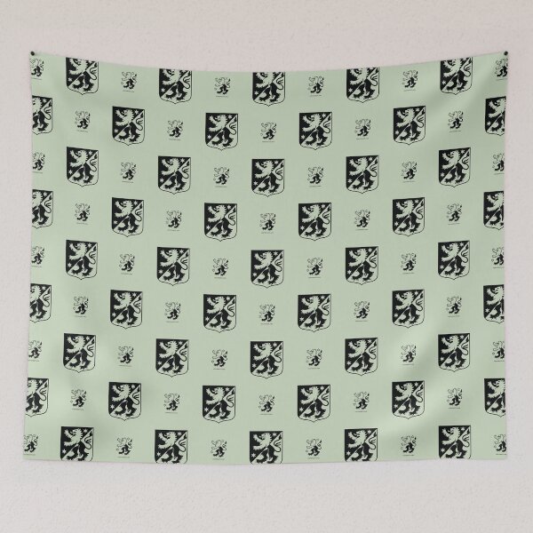 Item preview, Two Tone Rampant Lion, the Coat of Arms of Västergötland, Sweden, Black Print (Svenska Landskap)  designed and sold by Landskapsbutiken .com.
