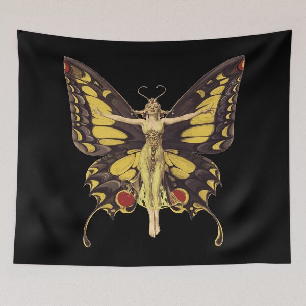 Item preview, Art Deco Butterfly Fairy Mythical Creature 1920s Flapper Style designed and sold by BleuSky.