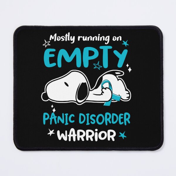 Item preview, Mostly Running on Empty Panic Disorder Warrior designed and sold by Wlsnpeggy.
