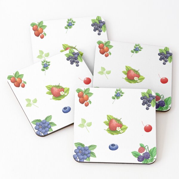 Item preview, Watercolor Mixed Berry Collection designed and sold by silviaol.