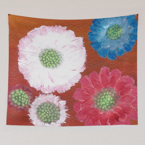 Item preview, Scabiosa Flower Design designed and sold by Janine-Brewster.