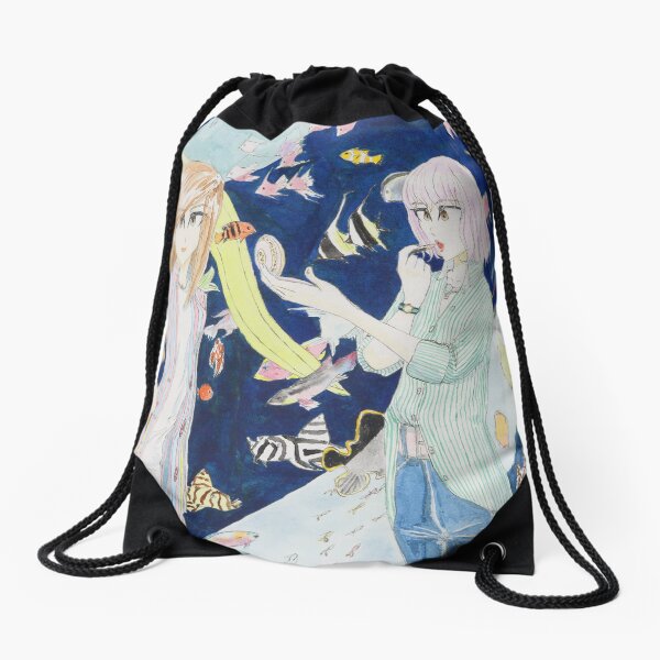 Aquarium Drawstring Bag