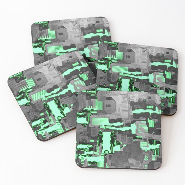 Item preview, Green Stylized Motherboard designed and sold by CGShirts.