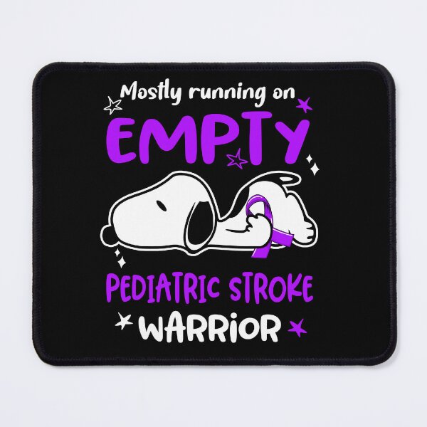 Item preview, Mostly Running on Empty Pediatric Stroke Warrior designed and sold by Wlsnpeggy.