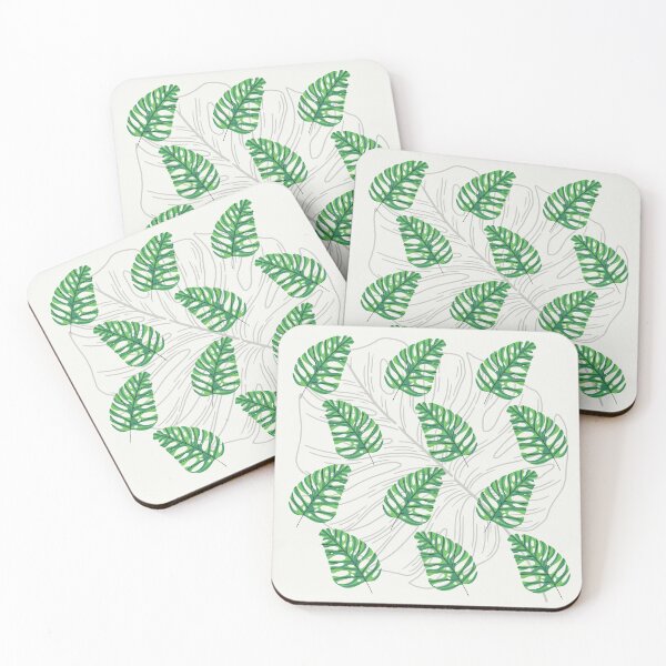 Item preview, Monstera Leaves Pattern designed and sold by sandhyabhagath.