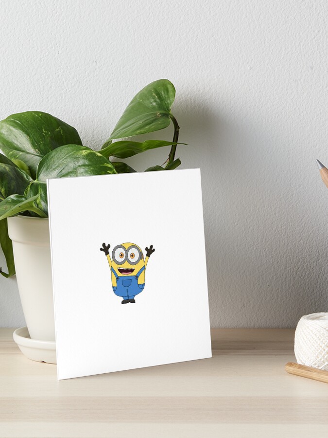 Bob, The Minion Sticker for Sale by Preppy Positivity