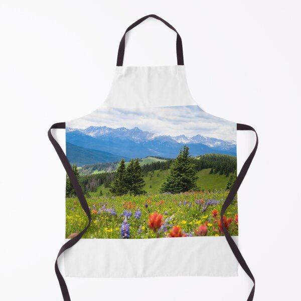 Item preview, Beautiful Flower Meadow, Mountain Landscape designed and sold by newburyboutique.