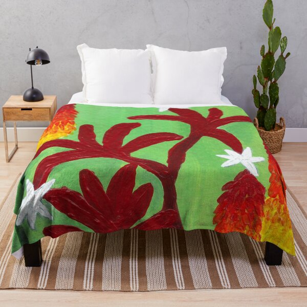 Item preview, Kniphofia and Kangaroo Paw Flower Design designed and sold by Janine-Brewster.