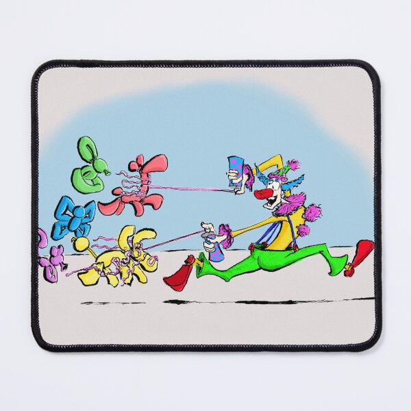 Item preview, Balloon animals chasing clown designed and sold by Kevin Walls.