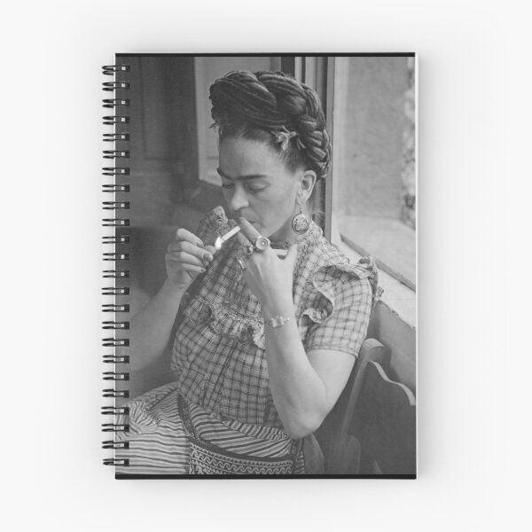 Item preview, Frida lighting a Smoke designed and sold by BubbleNinjaShop.