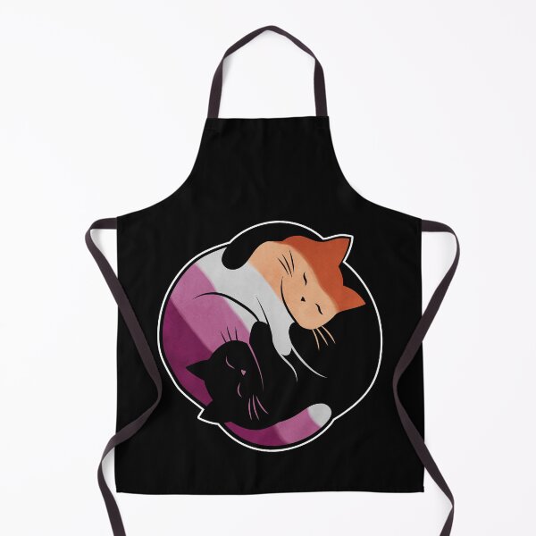 Item preview, Lesbian Yin Yang Cat designed and sold by Clara Hollins.
